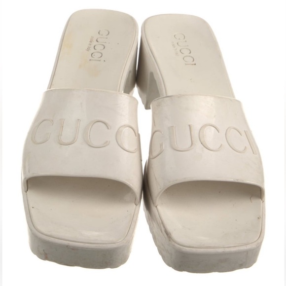 Gucci Shoes - Gucci Women's Cream Mules